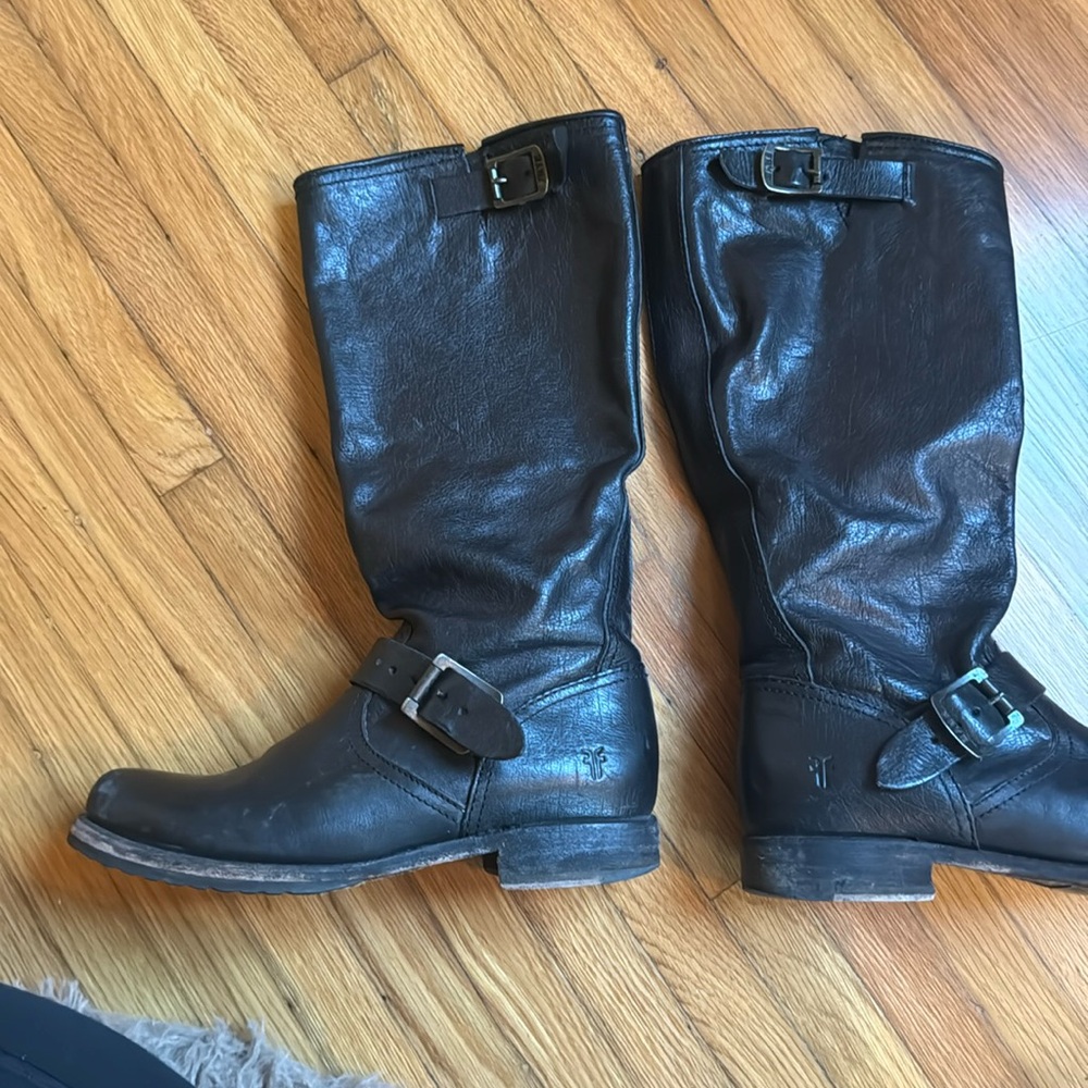 Frye biker boots